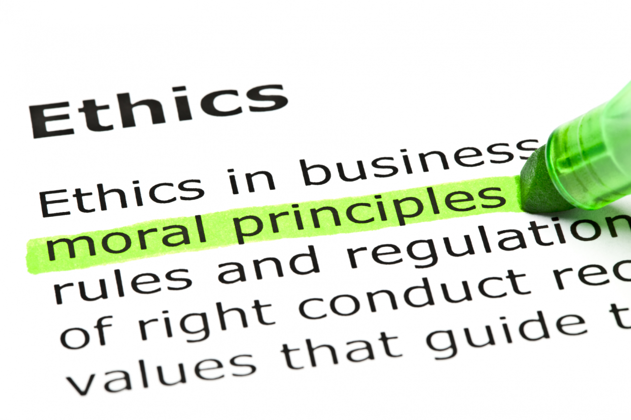 How does ethics impact business relationships within an organization