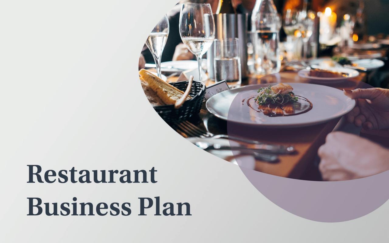 An example of a restaurant business plan