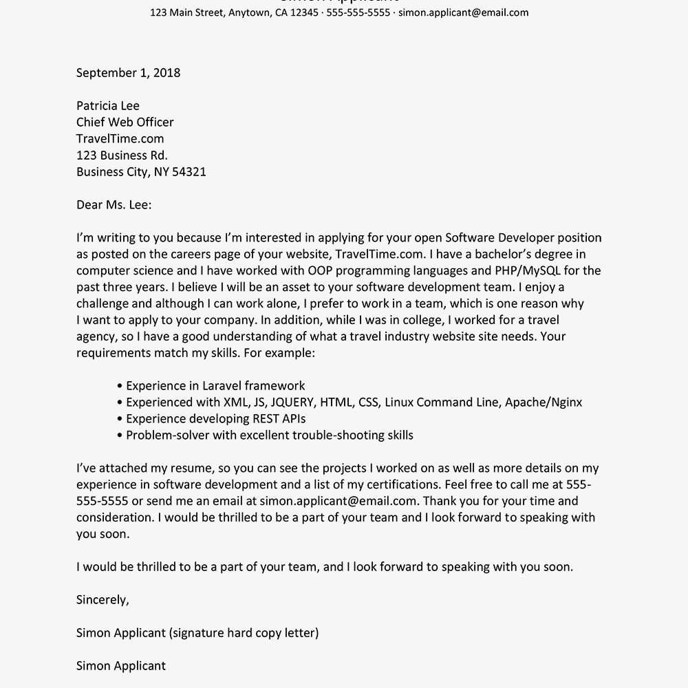 How to write an amazing cover letter for a job