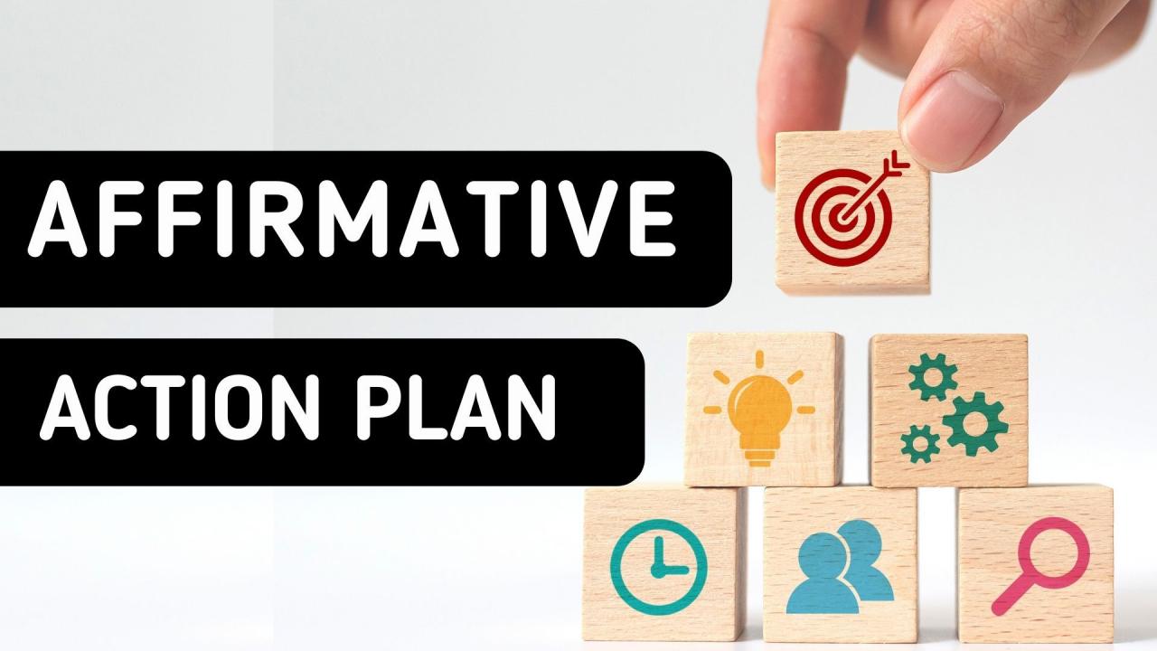 An affirmative action plan seeks to remedy
