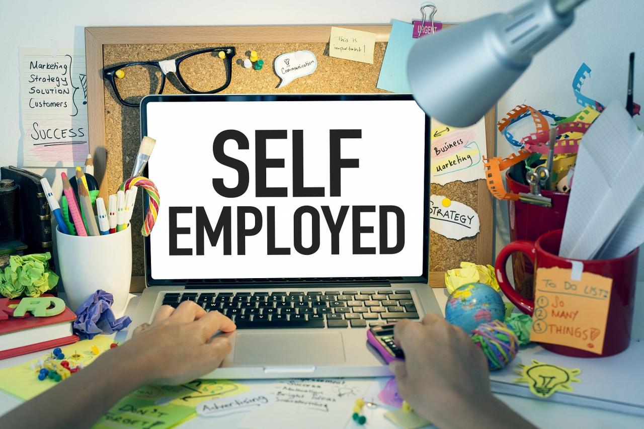 Are you self employed if you work for an agency