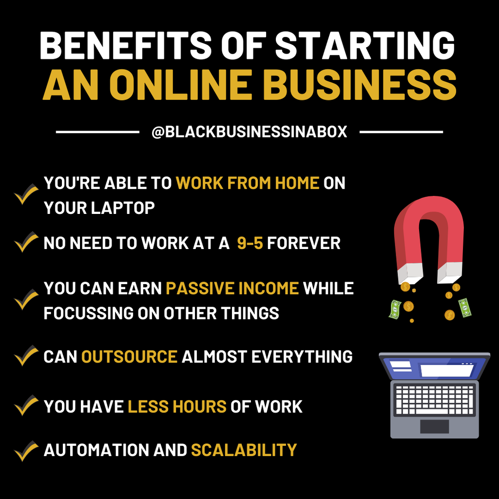 Benefits of running an online business