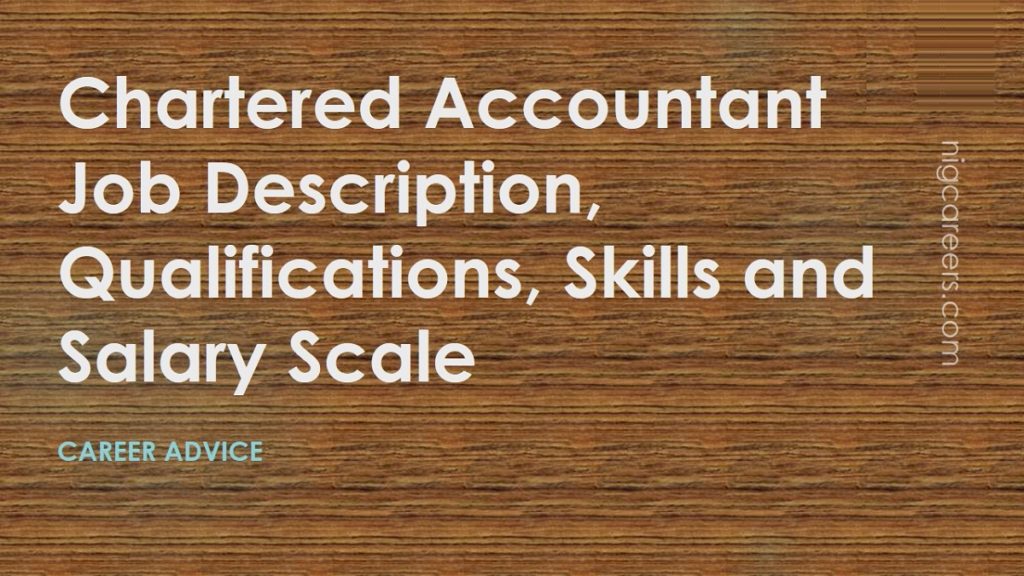Qualifications for an accountant job