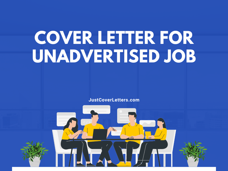 Cover letter for an unadvertised job example