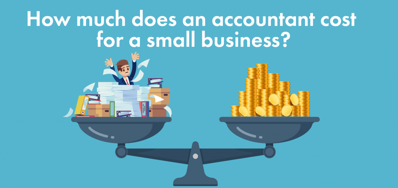 How much does an accountant cost for small business