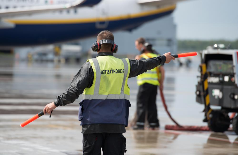 Different jobs at an airport