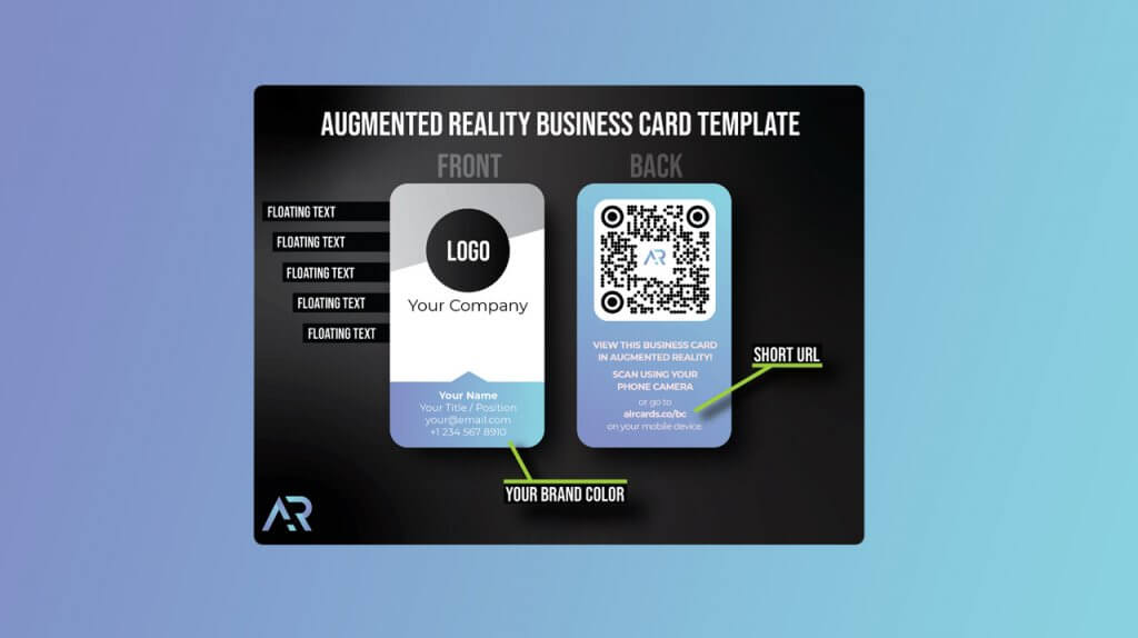 Create an augmented reality business card