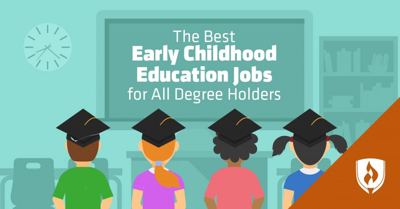 Jobs with an early childhood degree