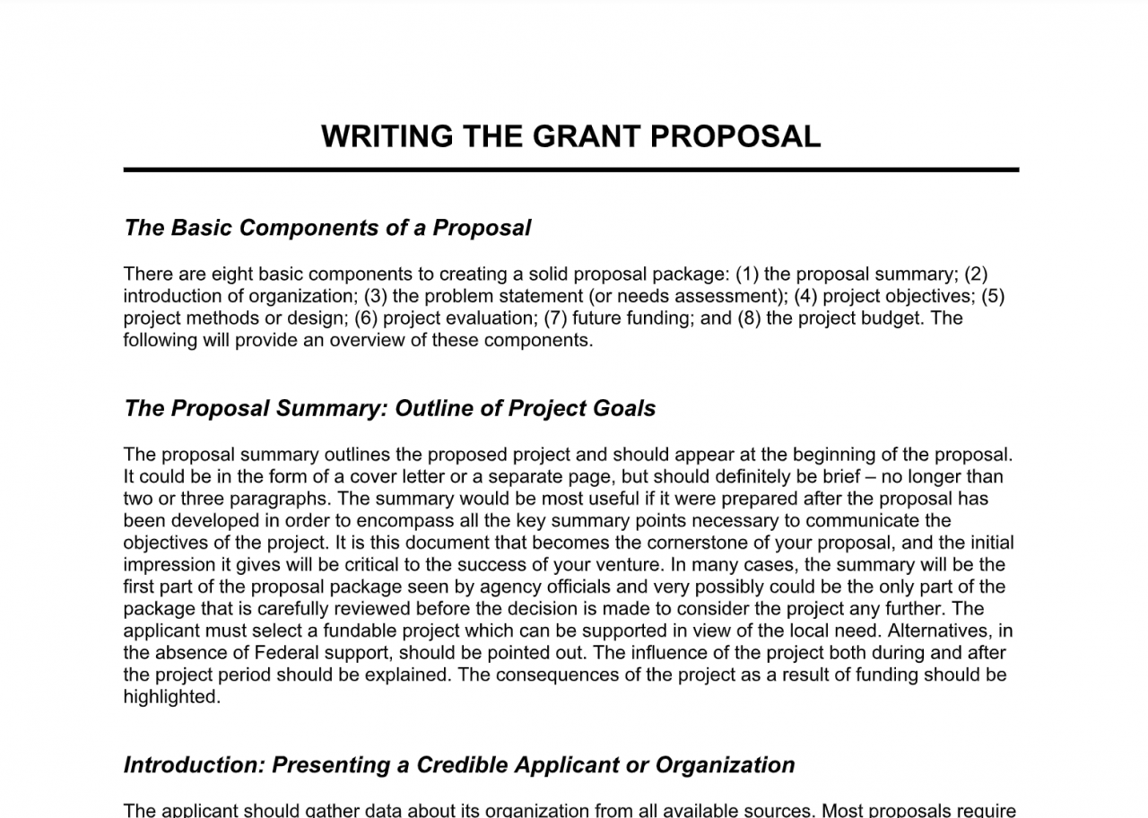 How do i write a business proposal for an investor