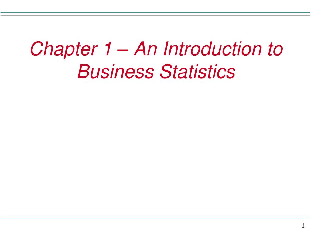 An introduction to business statistics