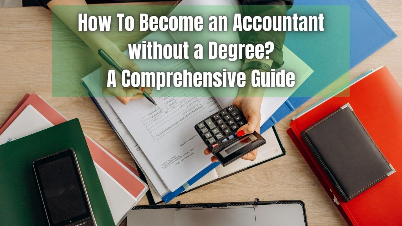 How to get an accounting job without an accounting degree