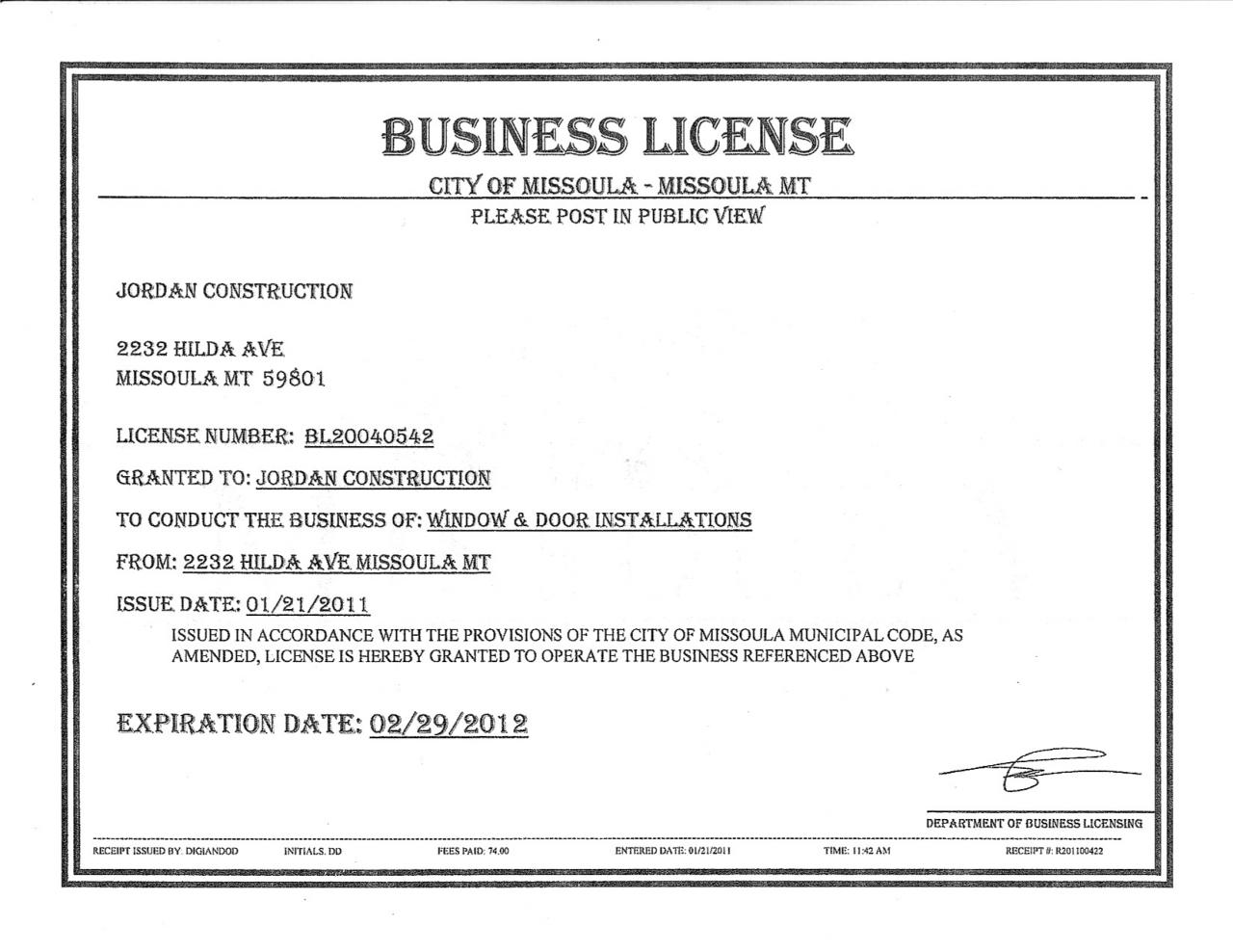 How to get an oregon business license