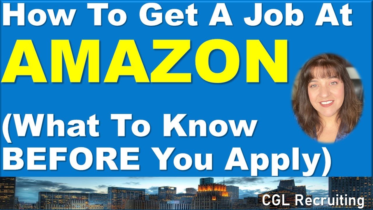How to get an amazon job