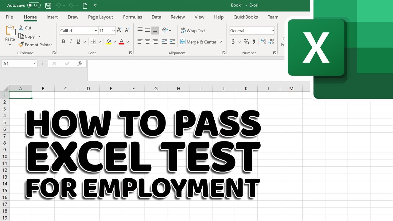 How to pass an excel job test