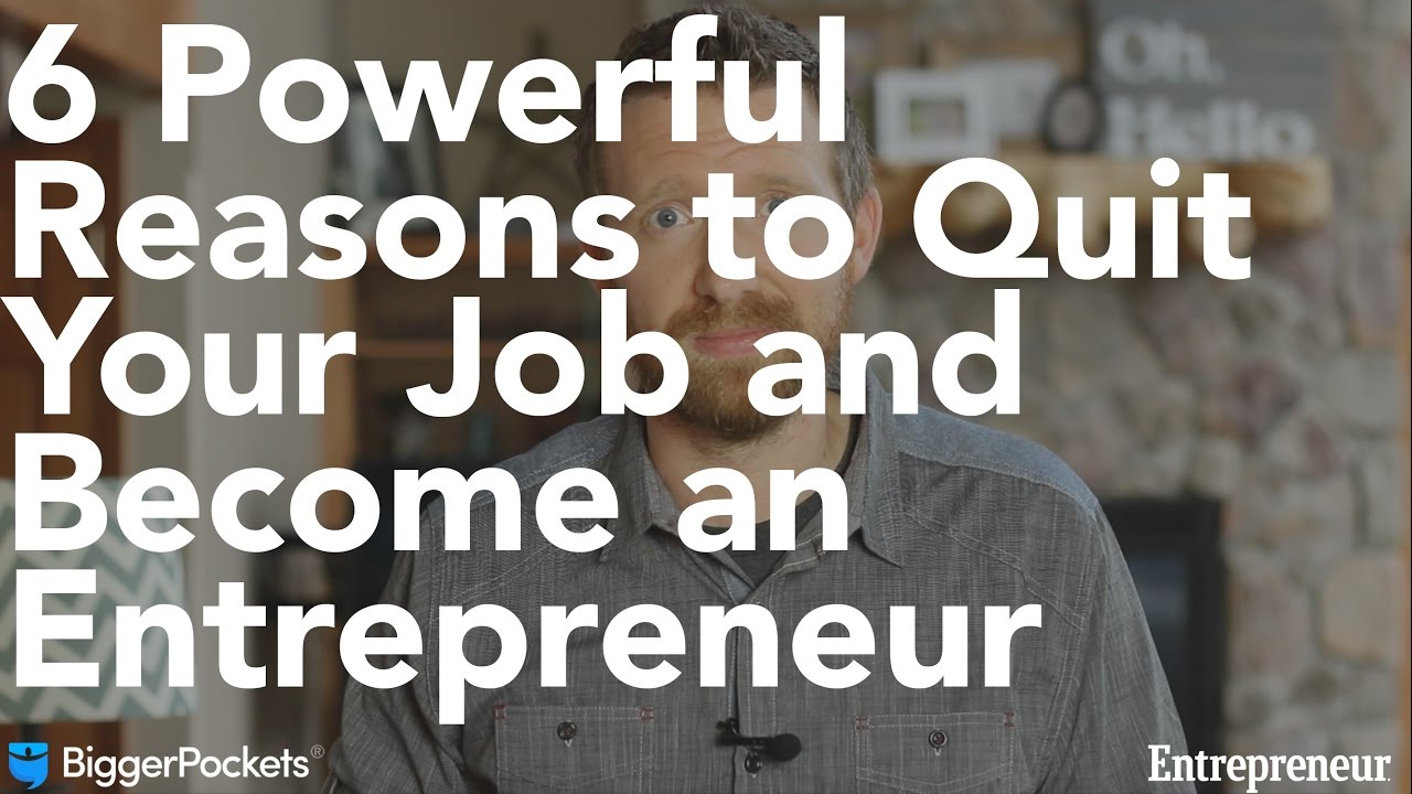 How to quit your job and become an entrepreneur