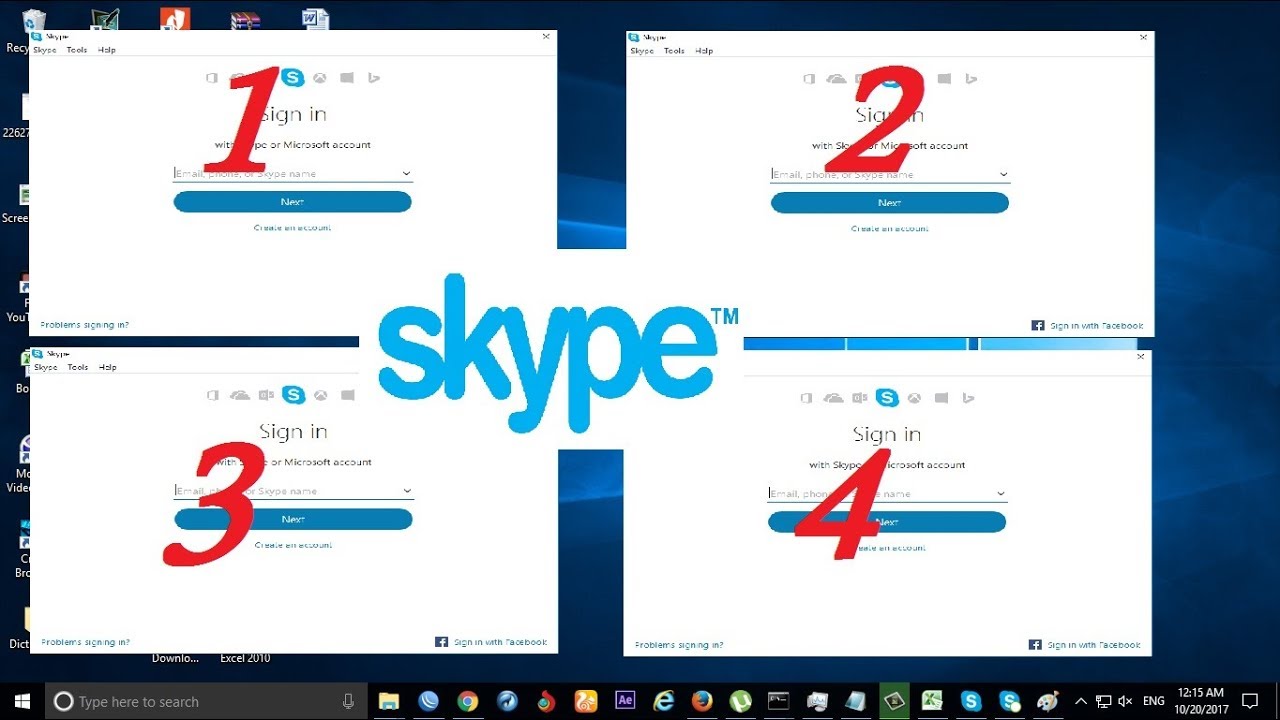 How to create an account for skype for business