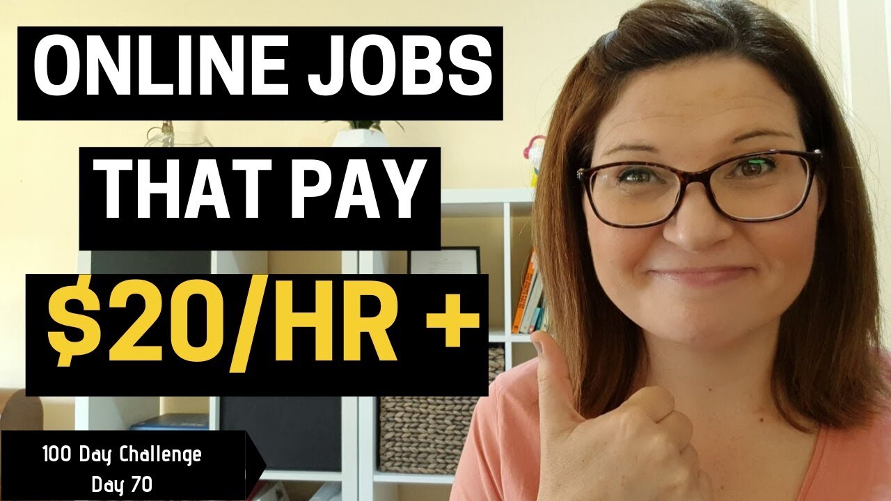 $20 an hour online jobs